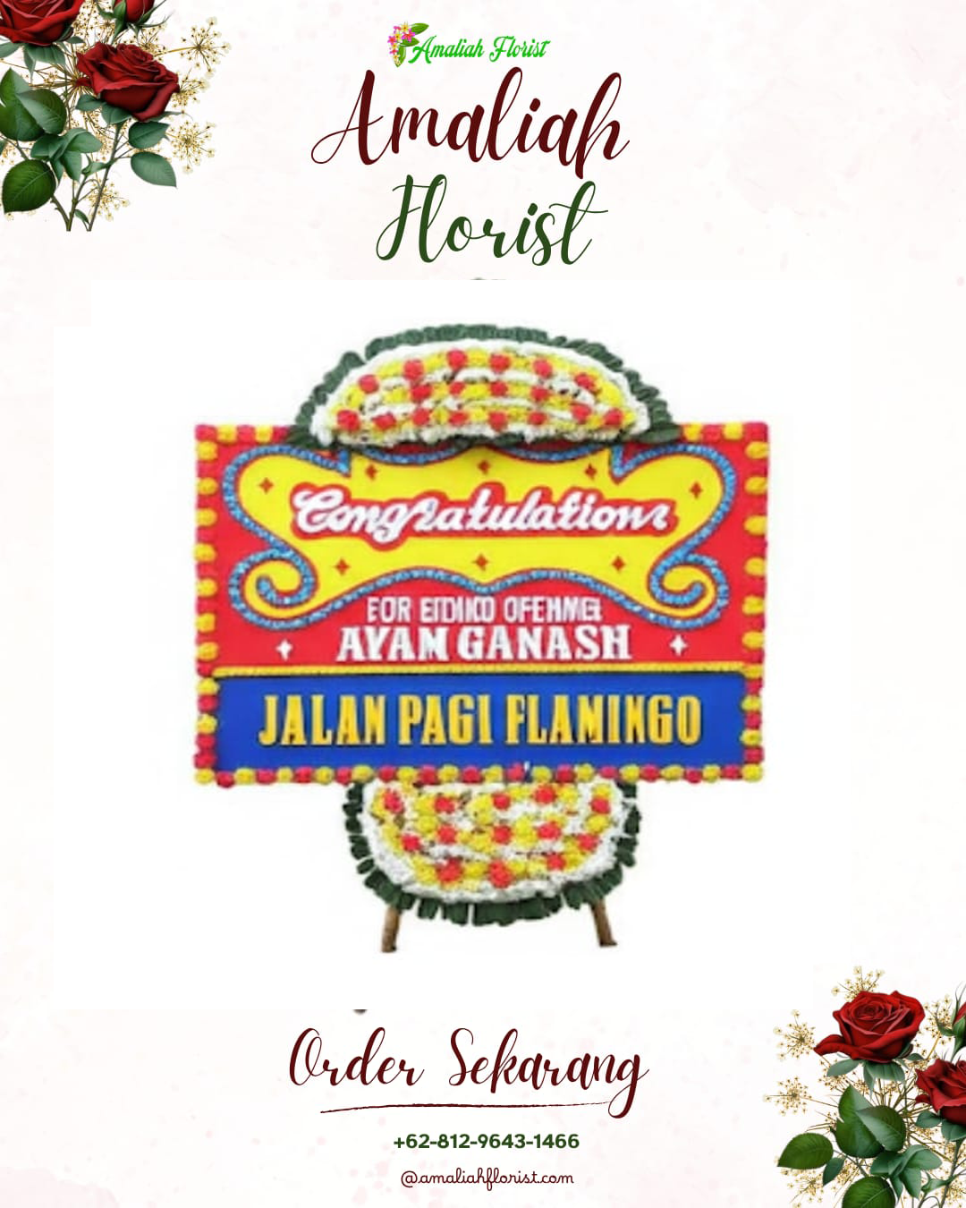 Sewa Papan Bunga Kanigaran